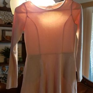 Abeecrombie kids adorable velvety light pink dress